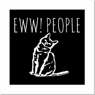 Eww! People Funny Cat Posters and Art